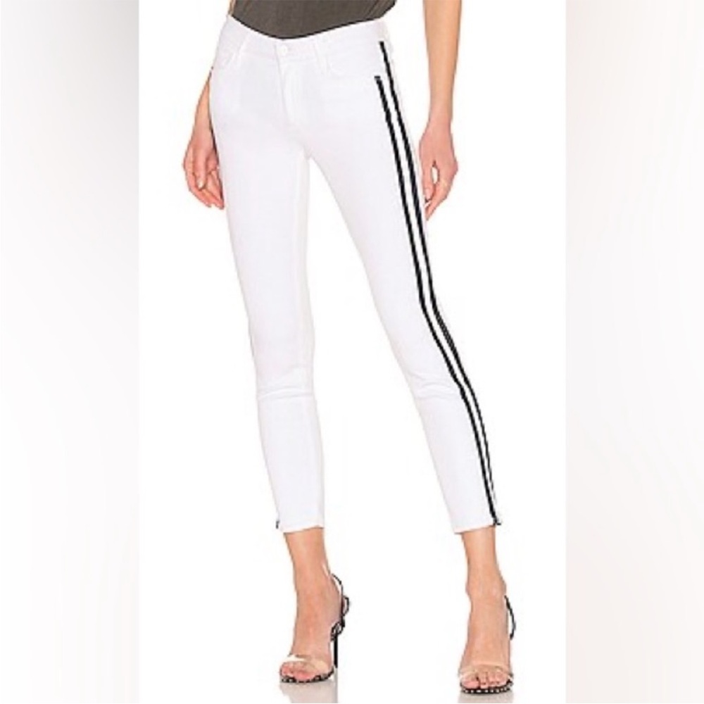 MOTHER The Looker Ankle Glass Slipper Racer Jeans Size 25